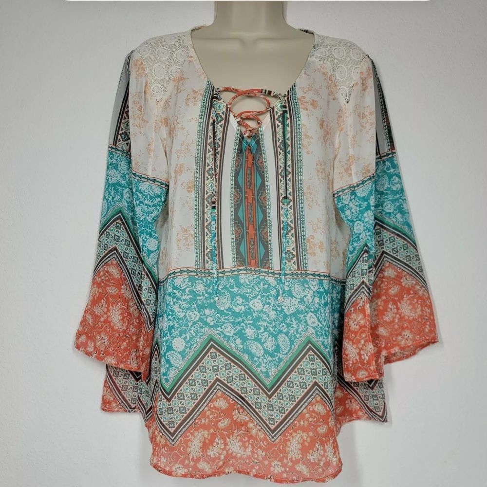 Fig & Flower by Anthropologie Blouse Size Medium
